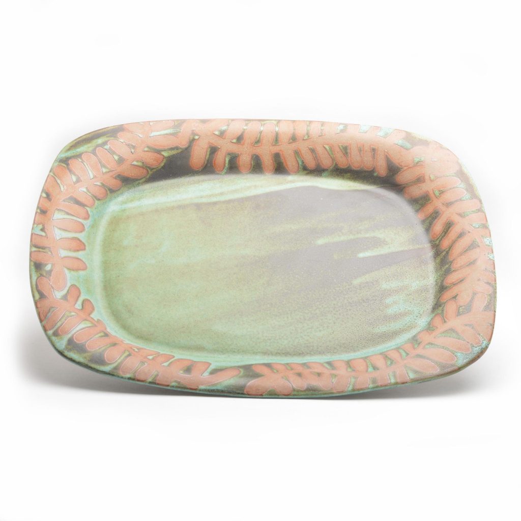 Large Ceramic Rectangular Platter Southern Highland Craft Guild