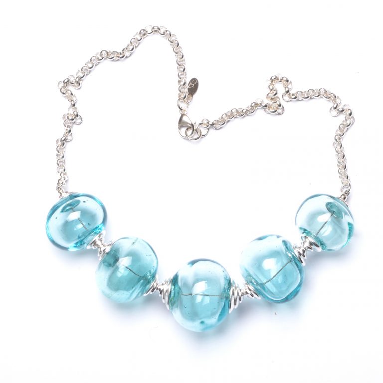 Mason Jar Bubble Necklace Southern Highland Craft Guild