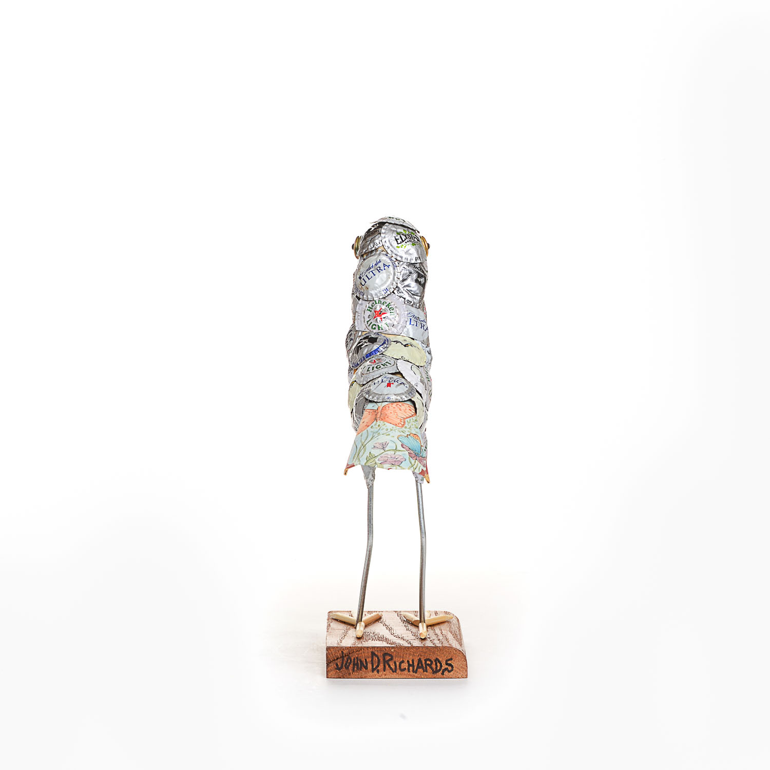 Bottle Cap Bird Sculpture - Image 4