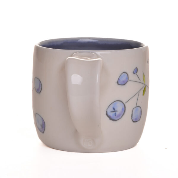 Small Birds and Blueberries Mug - Image 4
