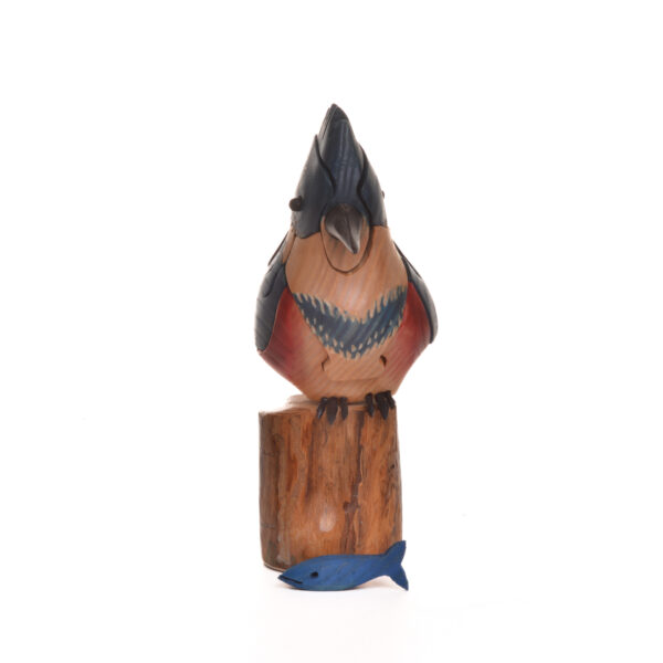 Kingfisher with Fish Wooden Puzzle - Image 2