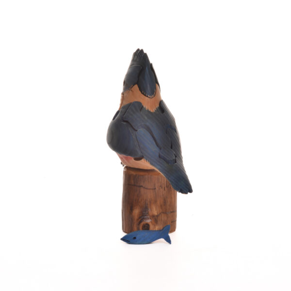 Kingfisher with Fish Wooden Puzzle - Image 5