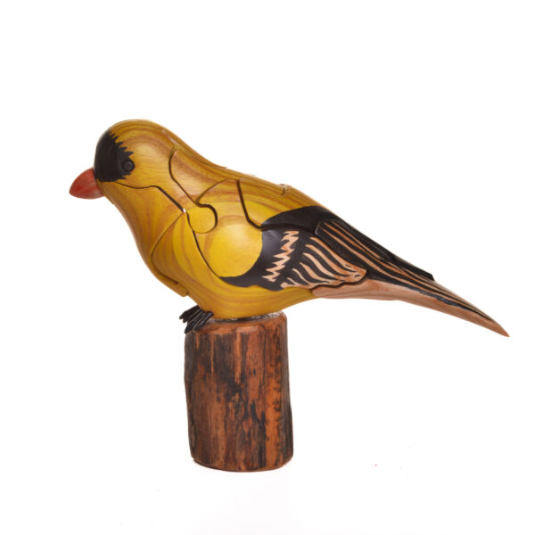 Goldfinch with Thistle Wooden Puzzle - Image 4