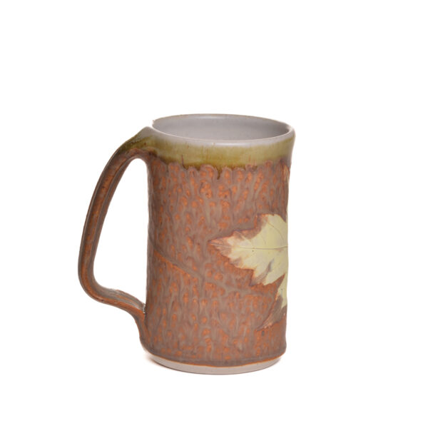Wood Ash Mug with Leaf - Image 10