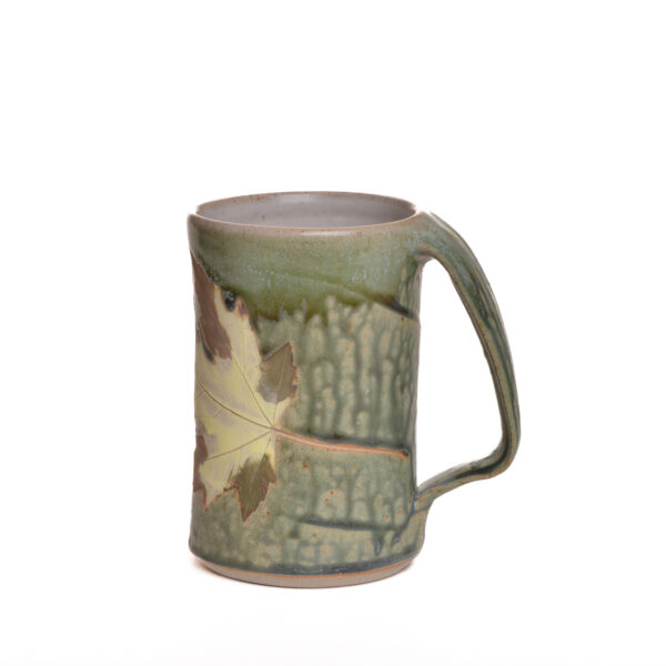 Wood Ash Mug with Leaf - Image 4