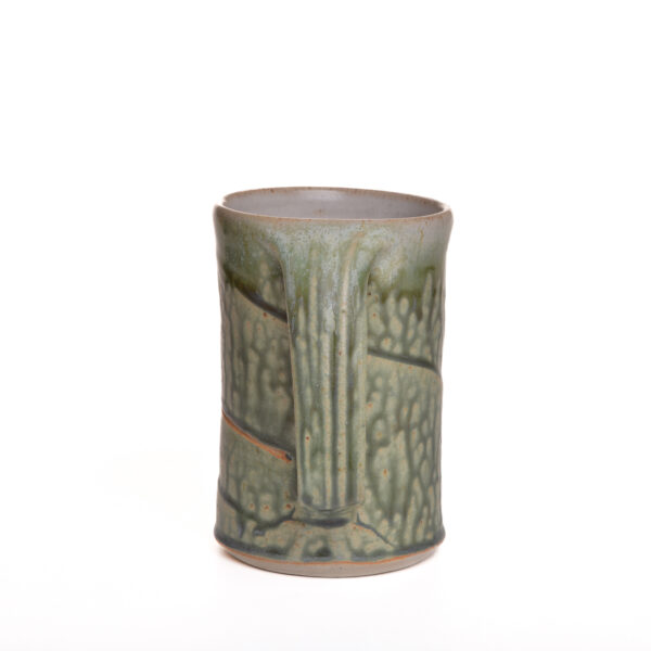 Wood Ash Mug with Leaf - Image 3