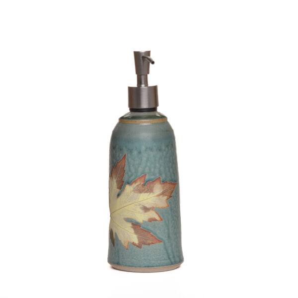 Ceramic Leaf Lotion/Soap Dispenser - Image 2