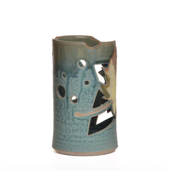 Ceramic Leaf Lantern - Image 6