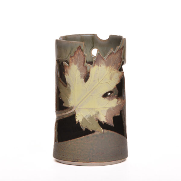 Ceramic Leaf Lantern - Image 9
