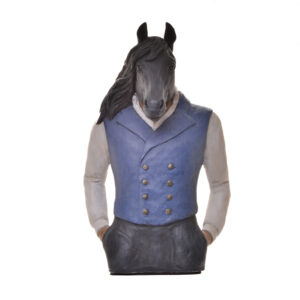 Alexander the Equestrian by guild member Cindy Billingsley. An Organic Edge will be on display in the focus gallery upstairs at the Folk Art Center from July 19–October 5, 2025.