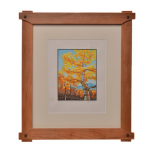 Killington Peak, VT by guild member John Amoss. An Organic Edge will be on display in the focus gallery upstairs at the Folk Art Center from July 19–October 5, 2025.