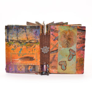 Light as a Feather by guild member Mary Alice Ramsey. An Organic Edge will be on display in the focus gallery upstairs at the Folk Art Center from July 19–October 5, 2025.