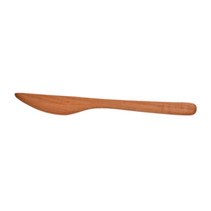 Wooden knife that is perfect for spreading peanut butter. Craftsman Ray Huskey works out of his shop in TN.  A lot of his small scale pieces are useful in the kitchen and around the home. Ray uses different woods to make his spreaders, so if you prefer a lighter or darker wood, please leave a note on your order.