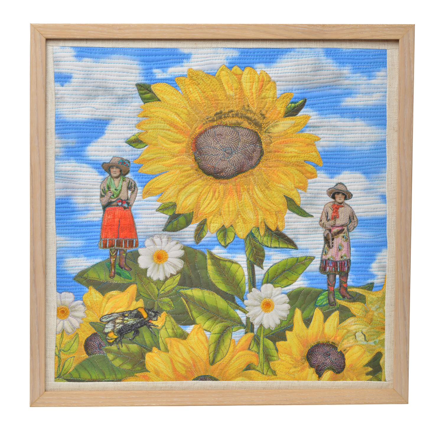 The Sunflowers & Cowgirls Diptych: Cowgirl Justice, Sunflower Justice