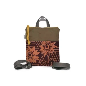 Waxed Canvas Mini Backpack - Sunflower