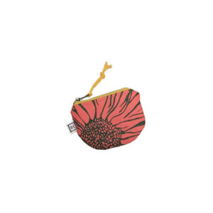 Printed Canvas Coin Purse - Coneflower