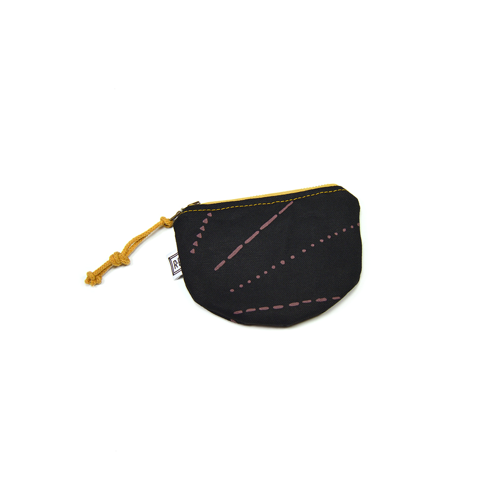 Printed Canvas Coin Purse - Moonbeam