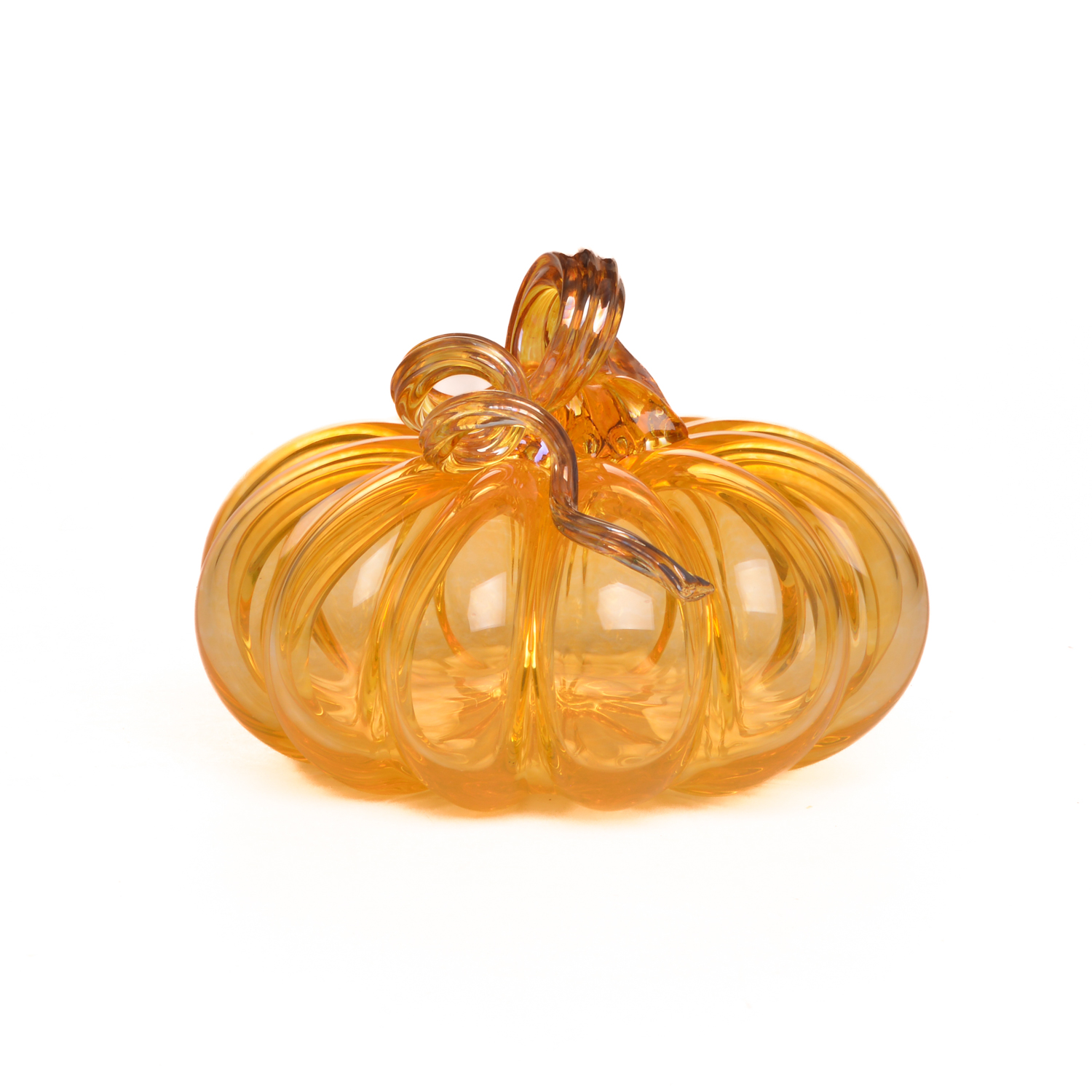 Small Hand Blown Glass Pumpkin - Image 19