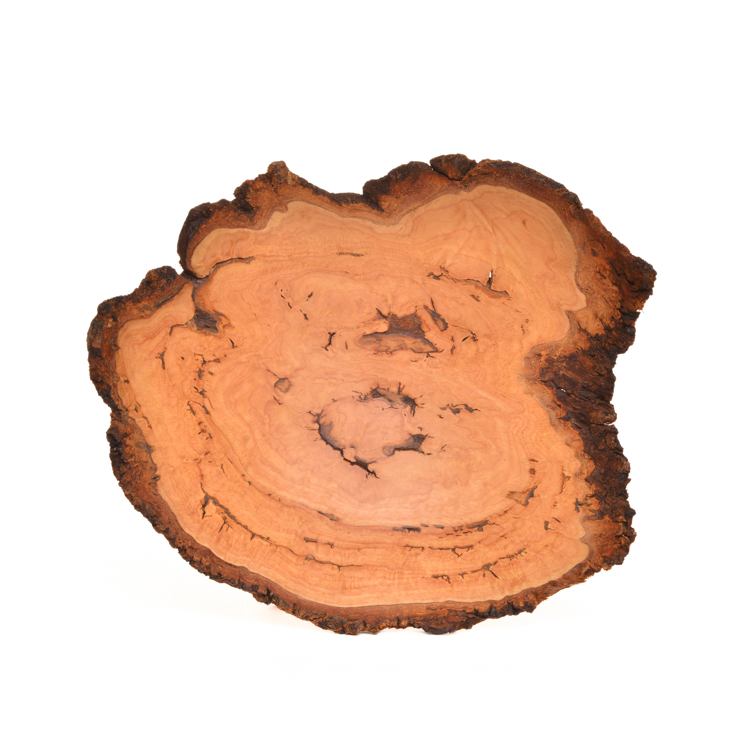 Natural Edge White Oak & Burl Bowl #23308 - Image 5