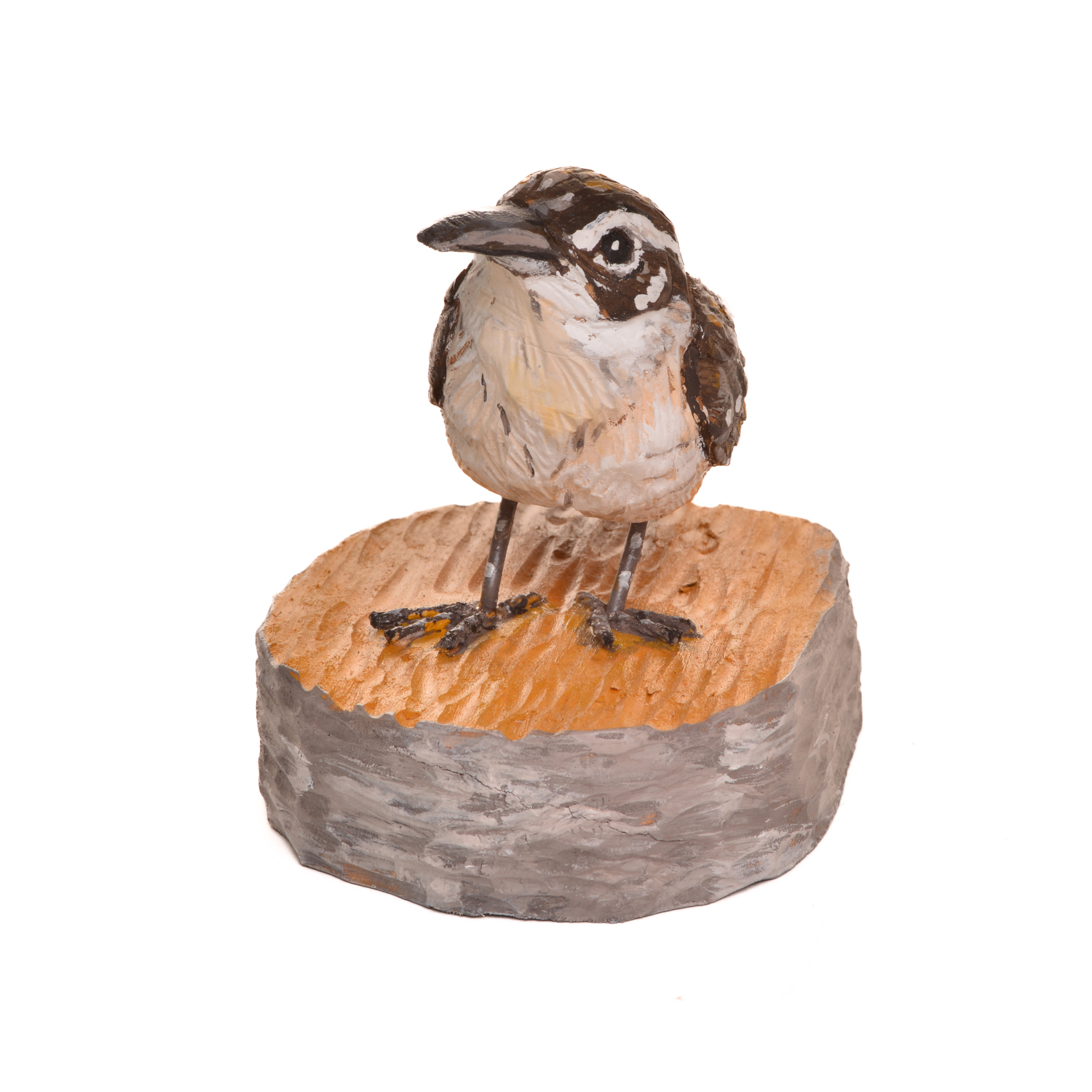 Carved and Painted "Brown Creeper" - Image 2