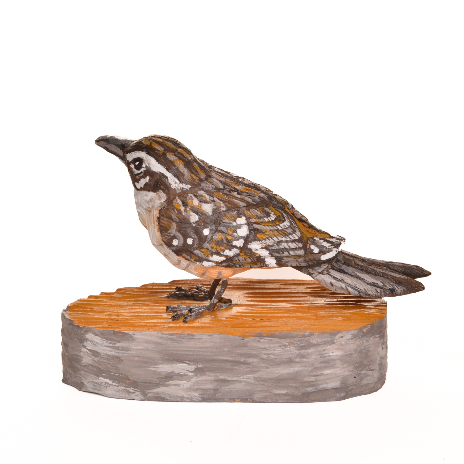 Carved and Painted "Brown Creeper" - Image 3