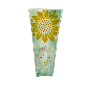 Glass Sunflower Spoon Rest