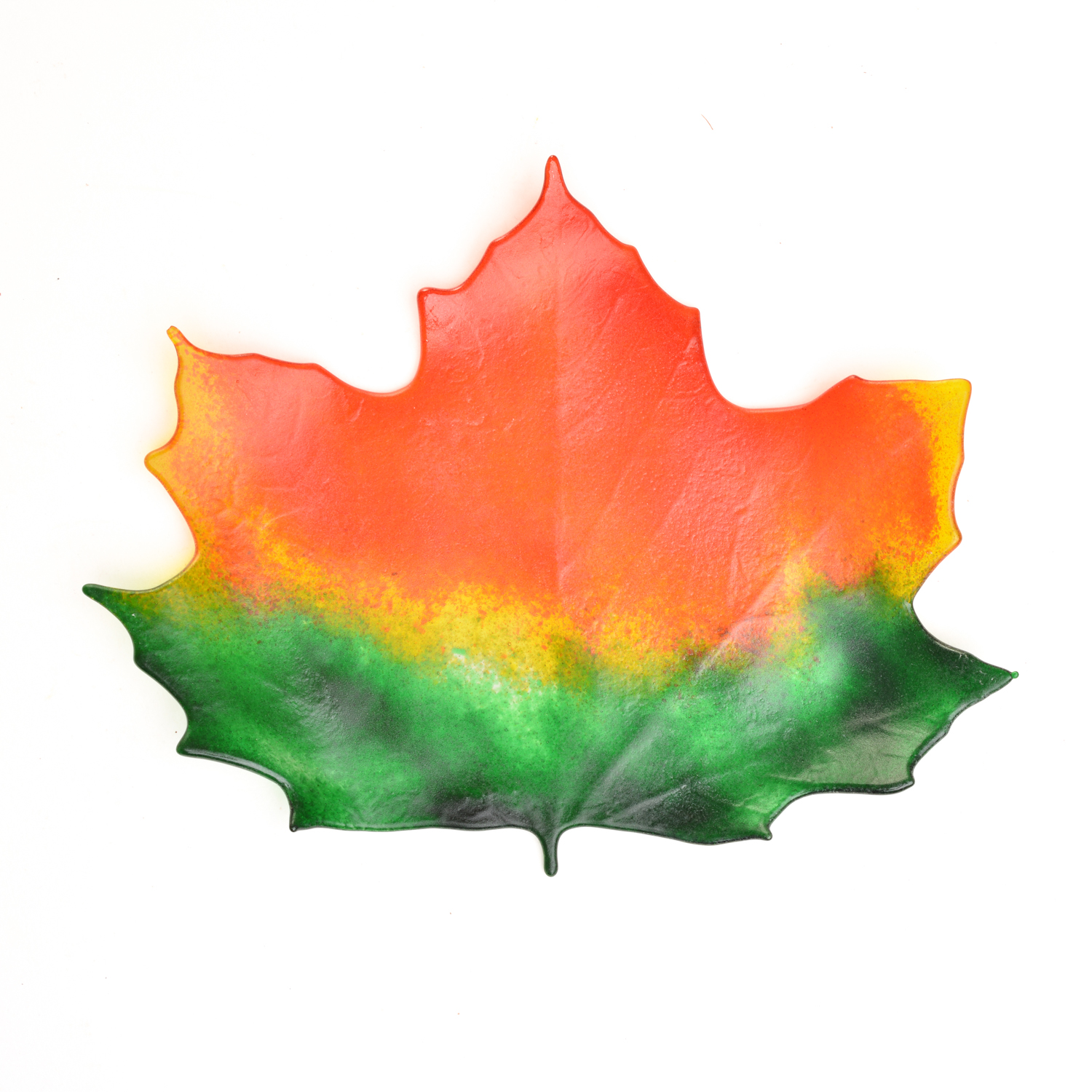 Glass Maple Leaf Dish – Southern Highland Craft Guild