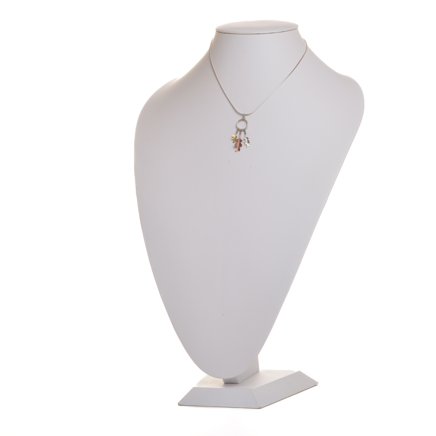 Circle Leaf Necklace - Image 2