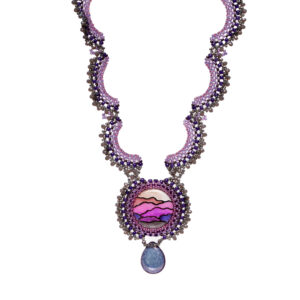 Purple Curves, Necklace