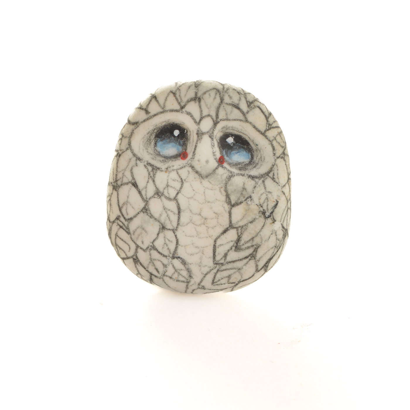 Original designs hand-painted on sunbaked paper clay by Mänya Pirkle of Tennessee. Each piece is inspired by fossils, pottery, and cave paintings—representing traces of human existence that have survived the ages.