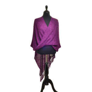 Handwoven infinity wrap by artist Albena Fairchild.  This statement piece features bold color, texture, and a flowing design. Albena's pieces embody craftsmanship that blends traditional designs and techniques with modern styles. In her wide range of weavings, she is guided by the principles of beauty, function, and meaning. Wearables may be hand-washed or dry-cleaned. Lay flat to dry. Pre-washed in organic wash and ready to be enjoyed!