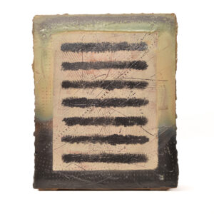 Barry Rhodes 2025, mid-range stoneware; oxidation fired, hand built 18" x 14" x 6"