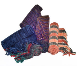 Handwoven Chenille Scarf