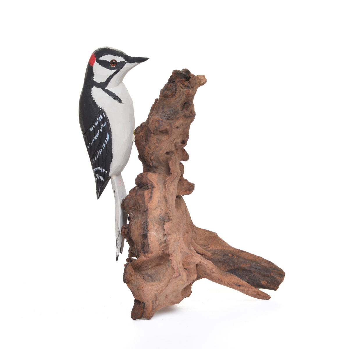 Large Carved and Painted Woodpecker - Image 2