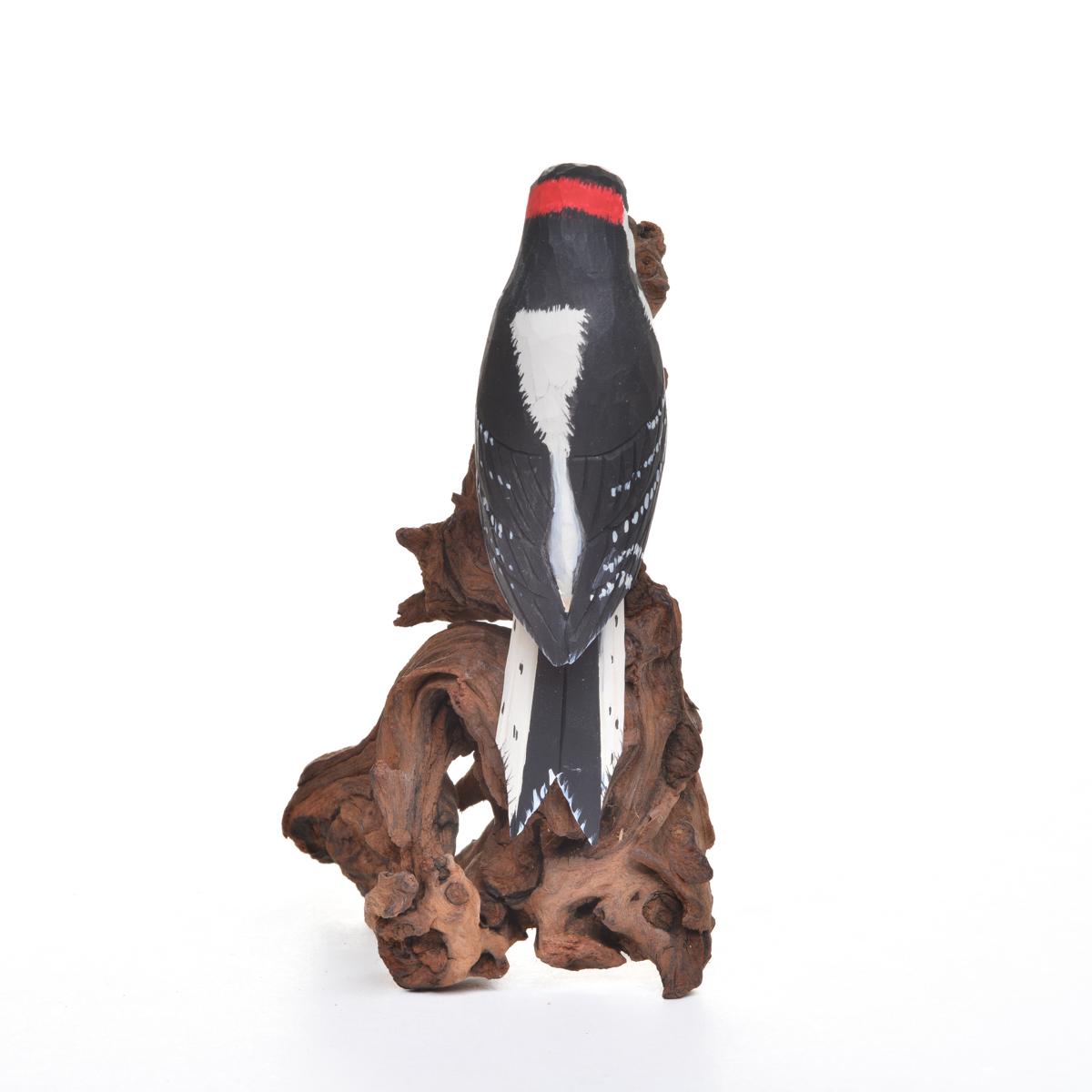 Large Carved and Painted Woodpecker - Image 3