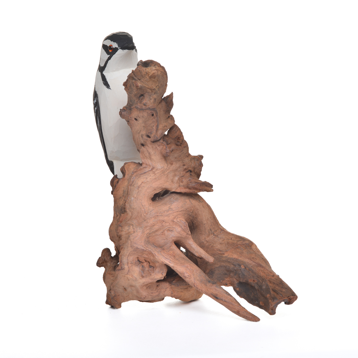 Large Carved and Painted Woodpecker - Image 4