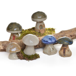 Mini Stoneware Mushroom Cottage