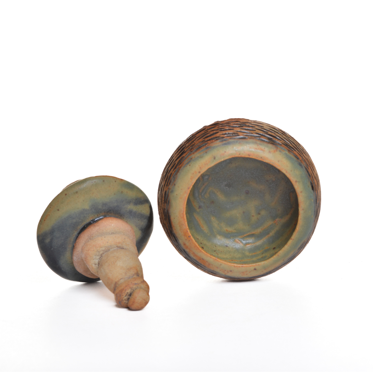 Stacked Stones Lidded Vessel - Image 9