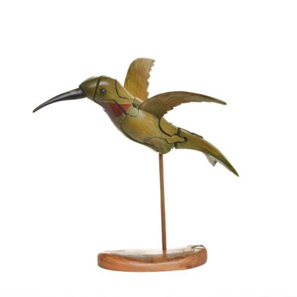 Hummingbird with Trumpet Flower Wooden Puzzle – Southern Highland