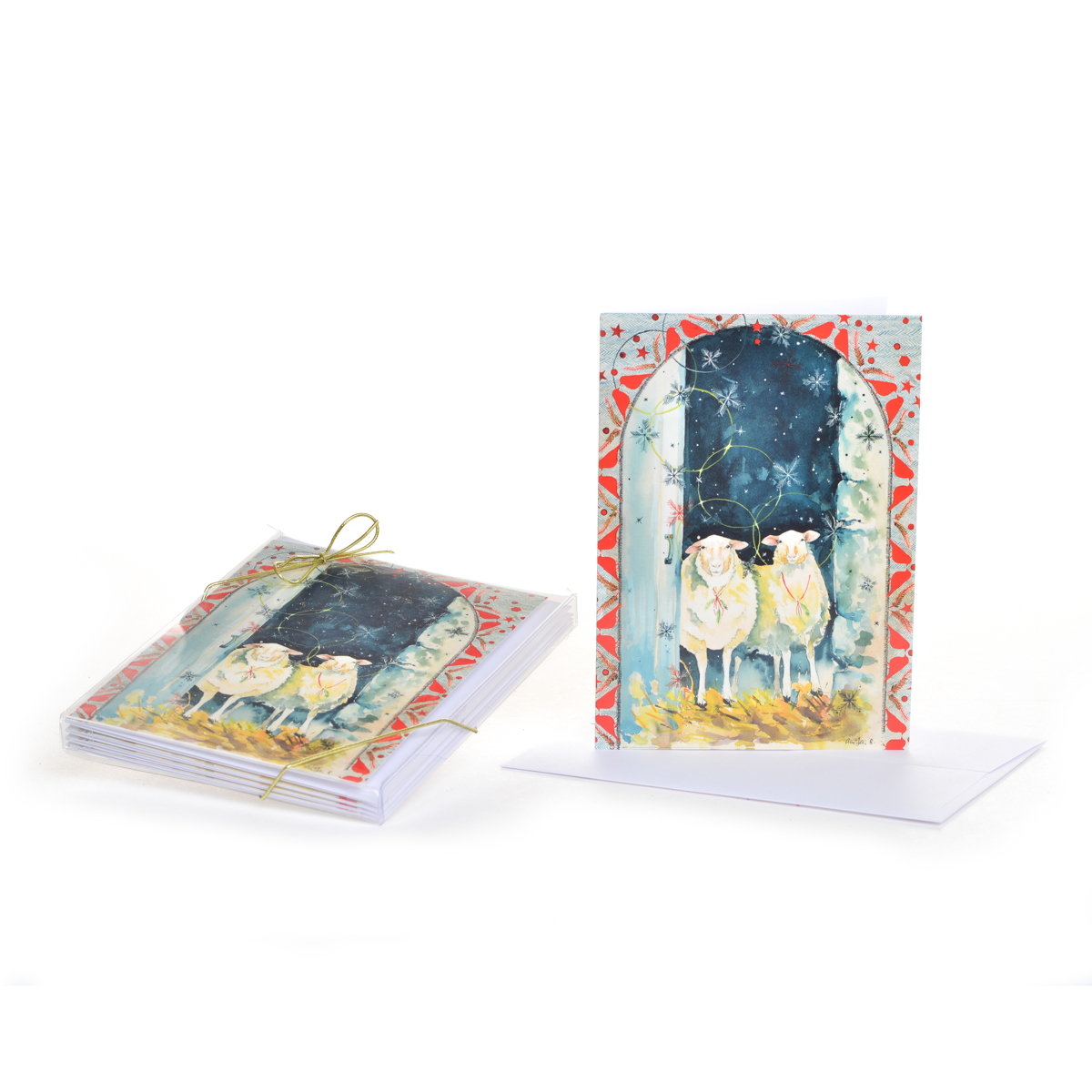 These wonderfully made notecards are printed on beautiful matte card stock using high-resolution, carefully color-corrected digital images from the original paintings by artist Annie Fain Barralon of Western North Carolina.