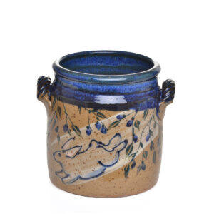 Hand Painted Bunny Utensil Holder