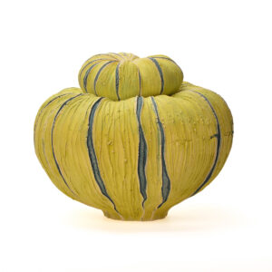 Maggie Connolly 2026, stoneware; stretched slab technique 10 ½” x 10 ½” x 9”