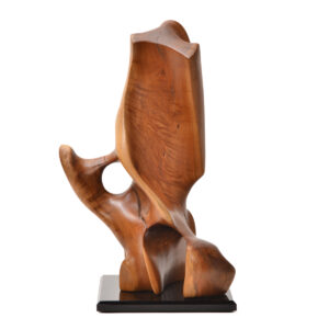 Jeff Ware 2025, walnut; hand sculpted 19” x 12” x 10”