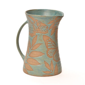 Kelsey Smith 2026, stoneware; wheel thrown 8 ½” x 5” x 5”