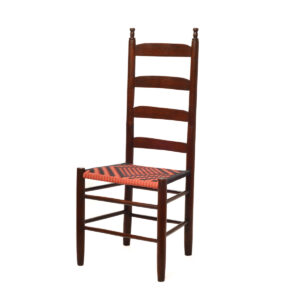 Set of 4 Spool Chairs with Shaker Tape