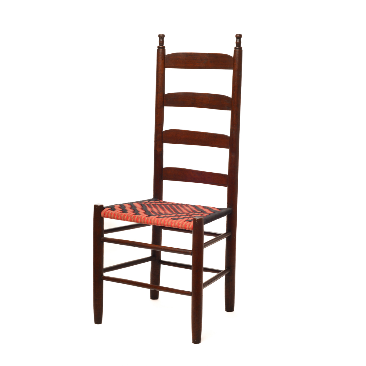 Set of 4 Spool Chairs with Shaker Tape