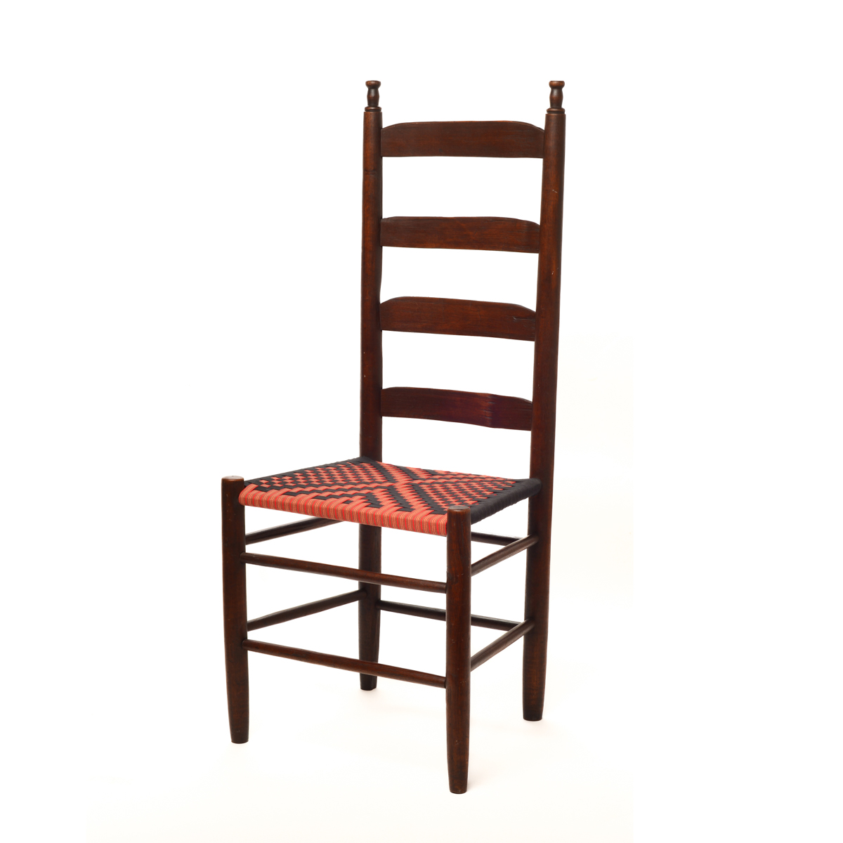 Set of 4 Spool Chairs with Shaker Tape - Image 2
