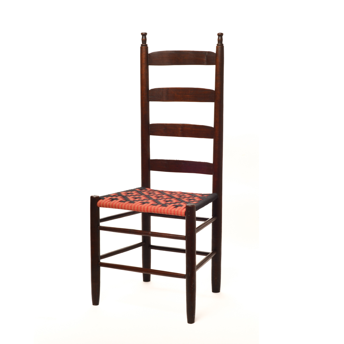 Set of 4 Spool Chairs with Shaker Tape - Image 3