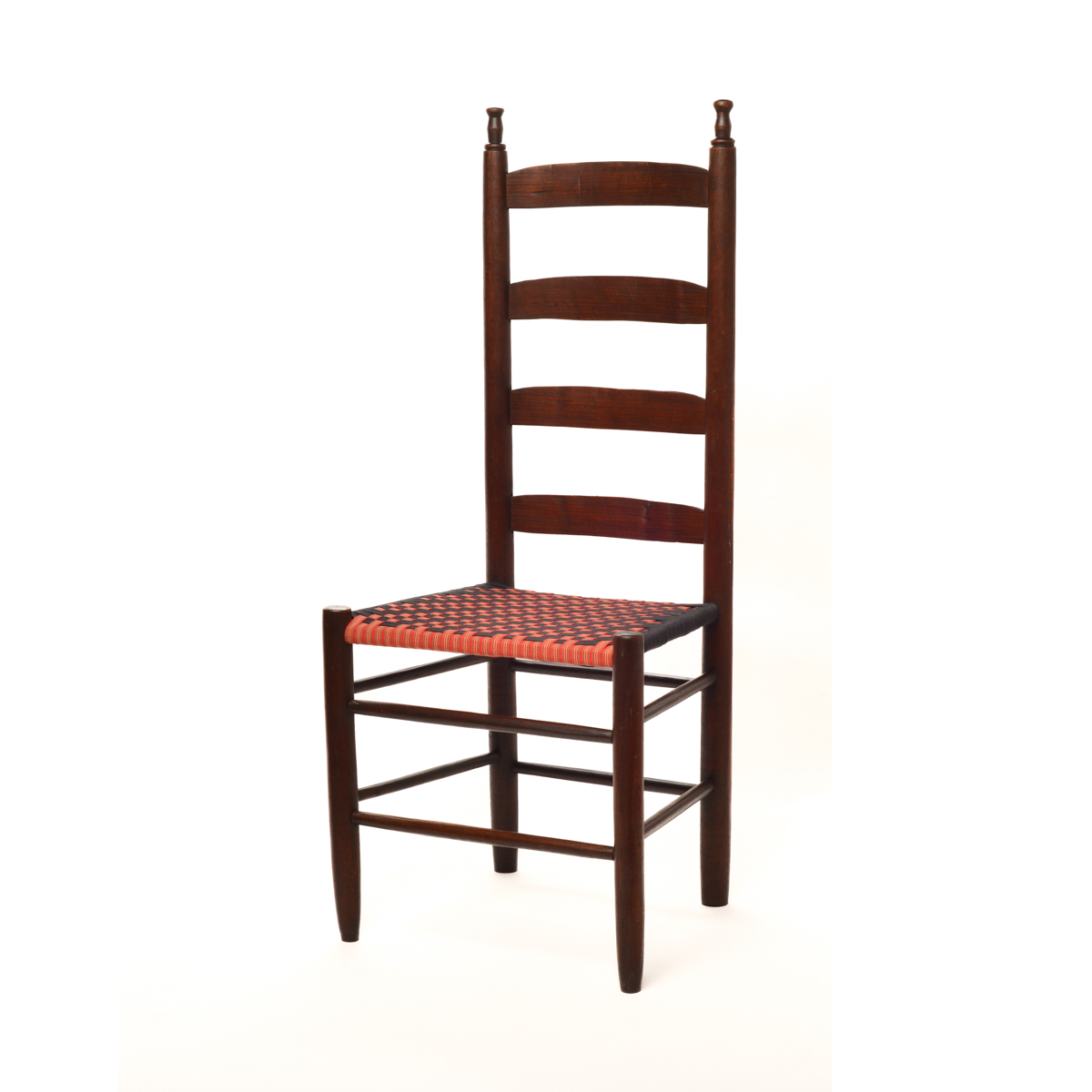 Set of 4 Spool Chairs with Shaker Tape - Image 4