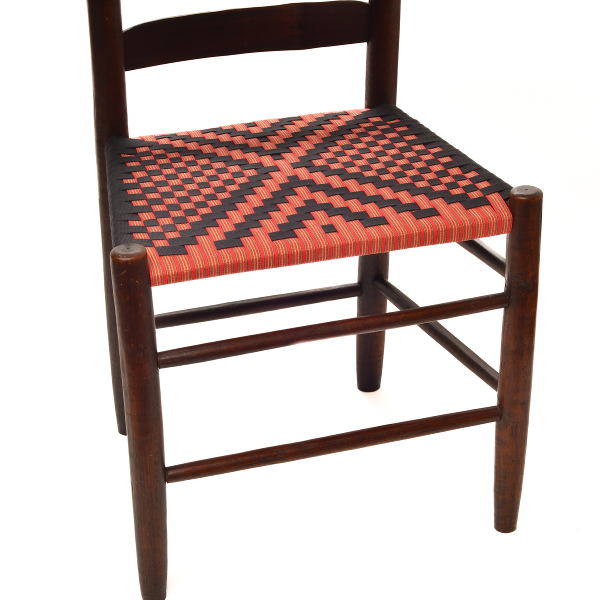 Set of 4 Spool Chairs with Shaker Tape - Image 5
